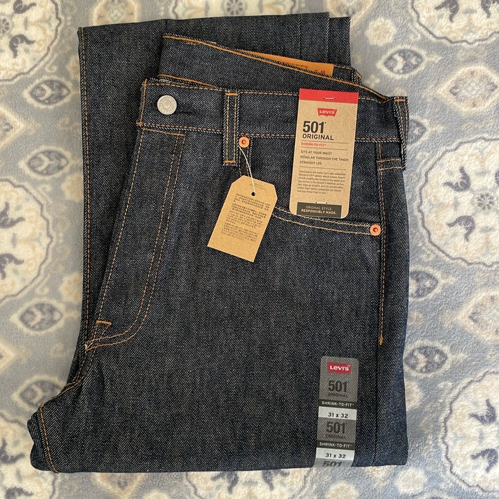 Brand New Levi’s 501 Jeans with Tags